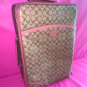 Coach signature Rosebery Peyton rolling suitcase